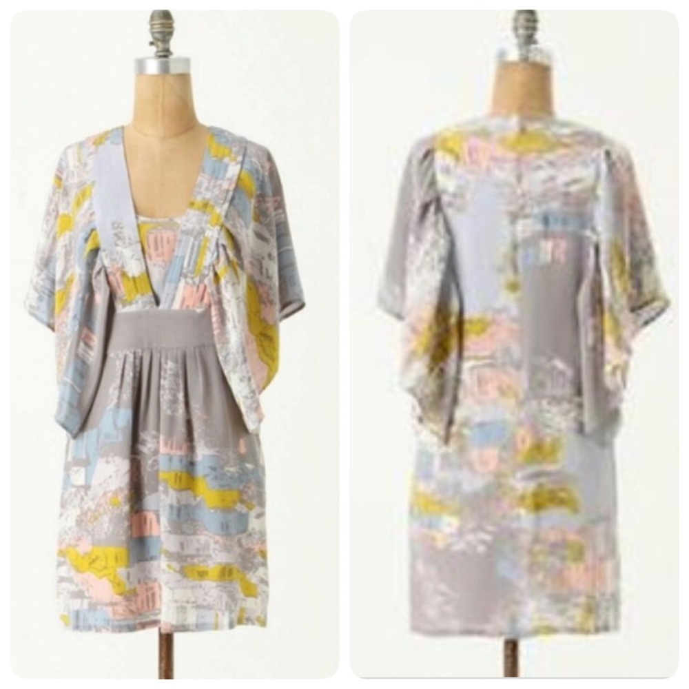 Dawning day kimono dress